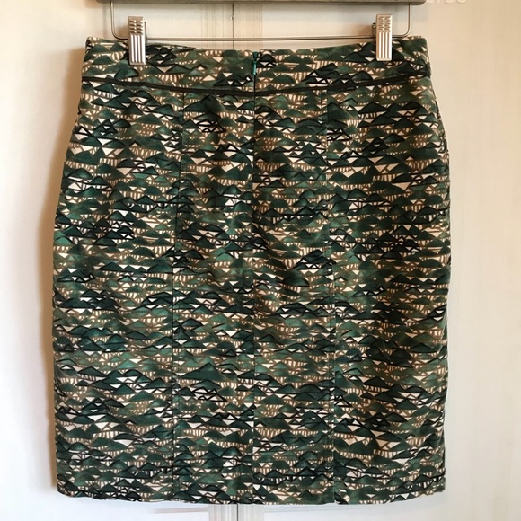 ANTHROPOLOGIE Rolling Slopes Velvety Skirt - Picture 2 of 8